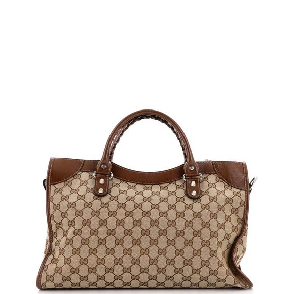 Gucci x Balenciaga The Hacker Project Neo Classic City Bag GG Canvas Medium - Picture 4 of 10